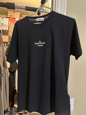 STONE ISLAND ARCHIVIO PROJECT PVC T SHIRT - BLACK | eBay