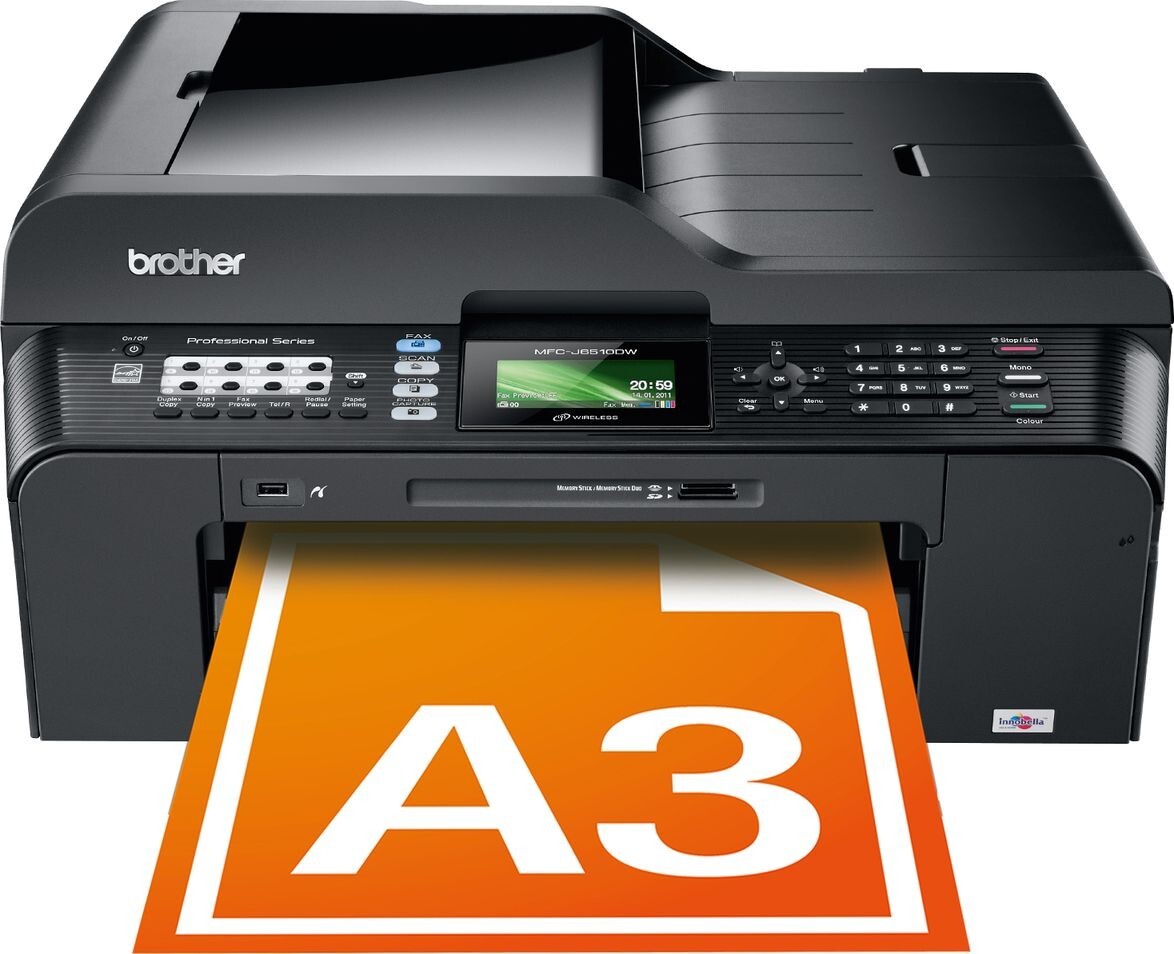 Brother MFC-J6510dw A3 AIO Colour InkJet Printer MFCJ6510DWZU1 REF
