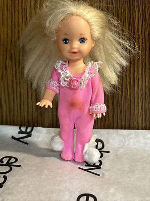Mattel Barbie 1994 Kelly Doll New Baby Sitter Bedtime Fun | eBay