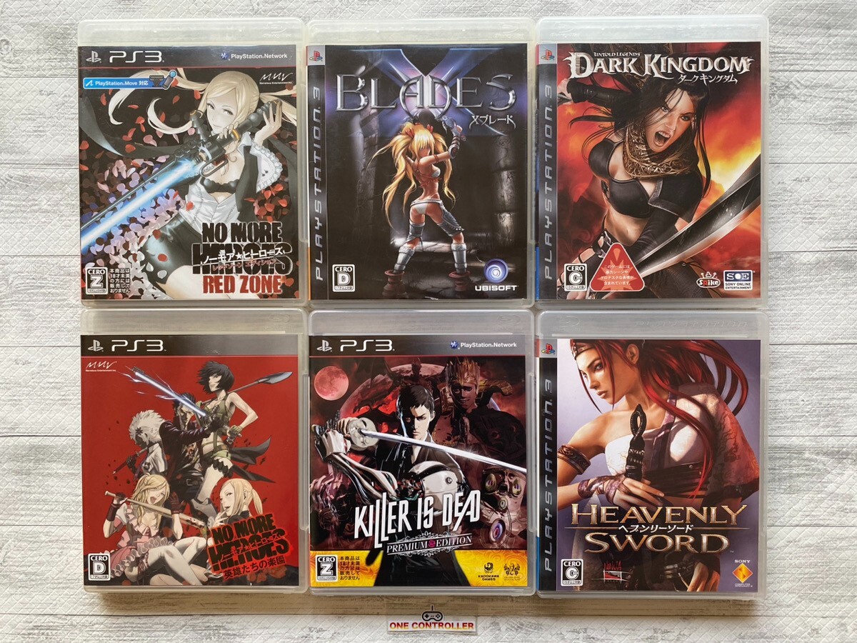 SONY PS3 No More Heroes & X Blades Killer is Dead & Dark KIngdom