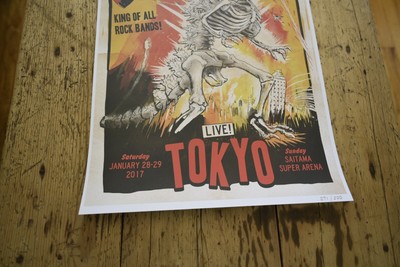 Guns N Roses - Rare Tour Lithograph / Poster - Tokyo Japan