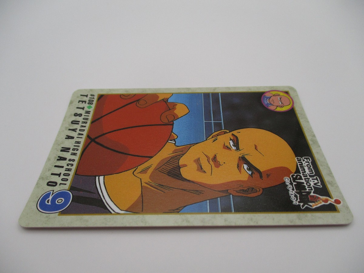Tetsuya Naito Miuradai #108 SLAM DUNK Card animation BNADAI 1994