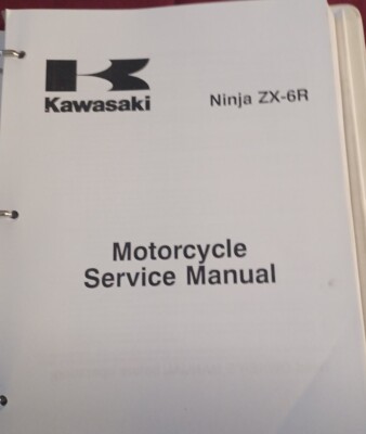 Kawasaki Ninja ZX-6R Manual From 2000-2002 | eBay