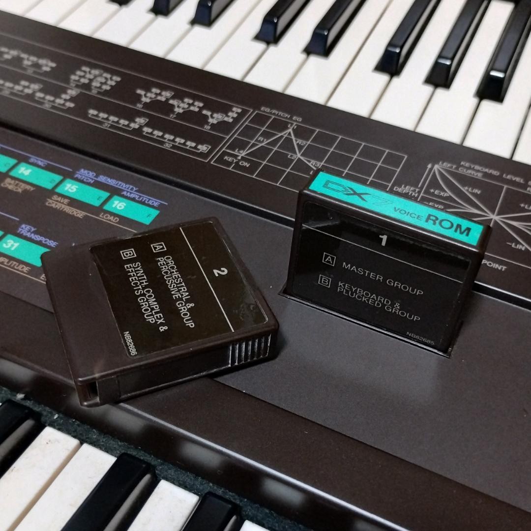 YAMAHA DX7 データカートリッジ ボイス ROM 1＆2 YAMAHA DX7 DATA