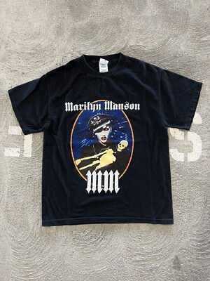 Vintage 2004 MARILYN MANSON Against All Gods American Tour T-SHIRT