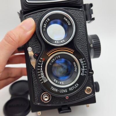 Vintage Seagull 4B-1 120 Film TLR Camera w/ 75mm F3.5 Haiou SA-99