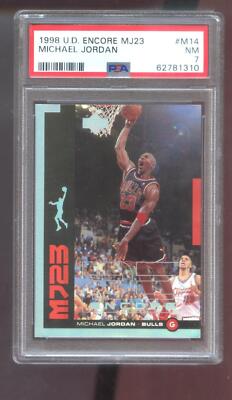 1998-99 Upper Deck Encore MJ23 #M14 Michael Jordan PSA 7 Graded