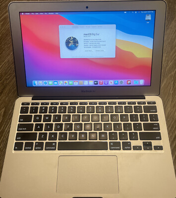 Apple MacBook Air 11 Inch Core I5 1.4ghz 4gb Ram 128GB SSD MacOS