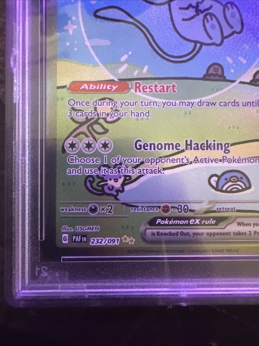 ミュウex Mew ex G PAF EN 232/091 SAR 英語 英語版] ミュウex Mew