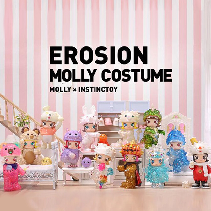 POP MART x Erosion Molly Costume Series - New Choose style blind