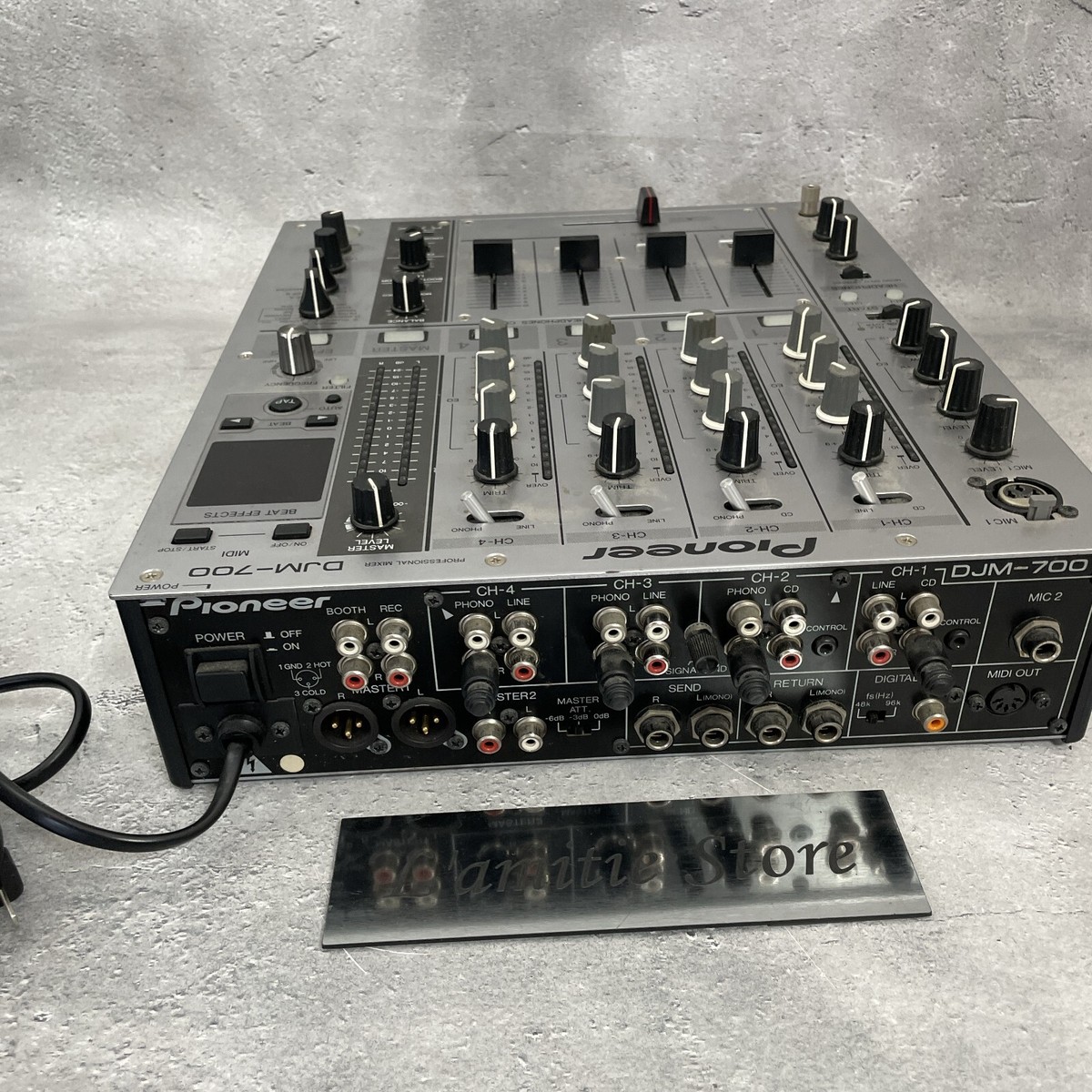 元箱付き Pioneer パイオニア DJミキサー ブラック DJM-700-K