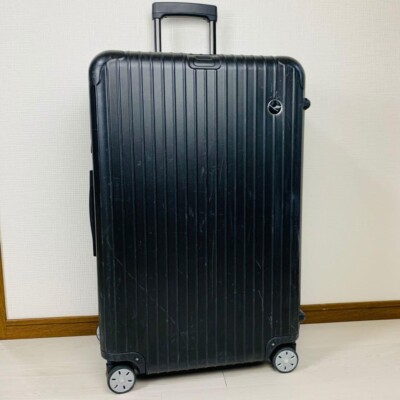 Rimowa Lufthansa 85L Black 4-wheels Carry Case Suitcase | eBay