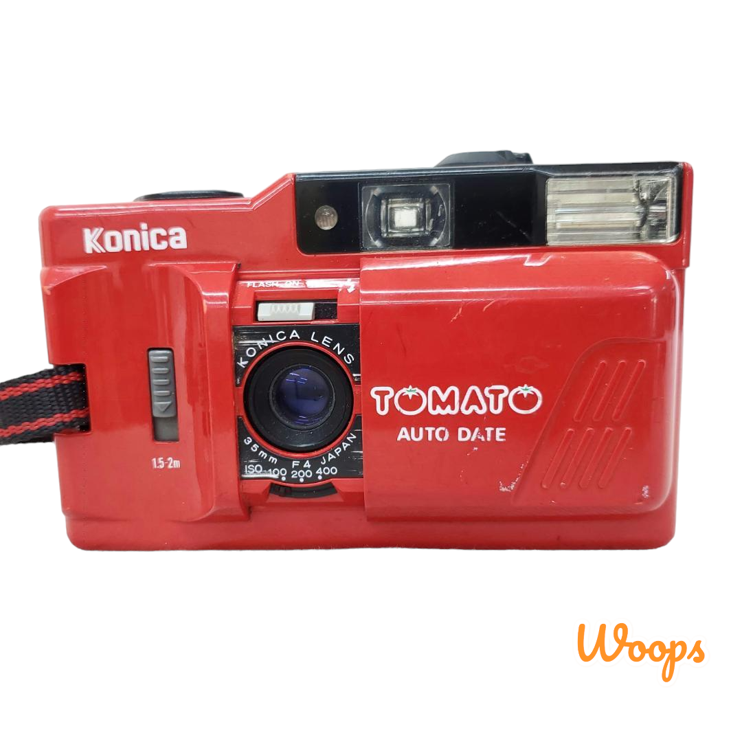Konica Tomato Red 35mm f/4 Point & Shoot Film Camera Tested
