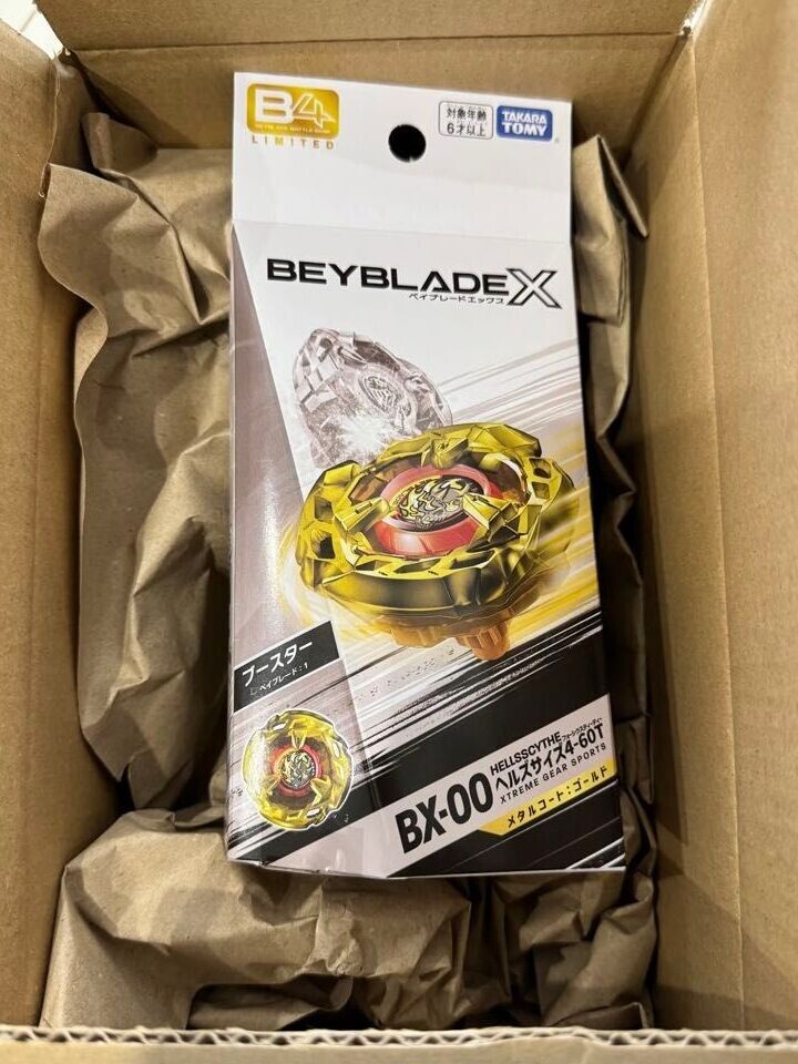 NEW Takara Tomy Beyblade X BX-00 Hells Scythe 4-60T Metal Coat