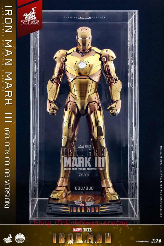a*u様 ホットトイズ アイアンマン マーク3 ゴールドカラー版 全世界3000