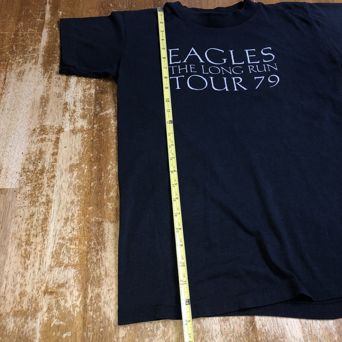 Vintage Eagles 1979 The Long Run Tour Shirt Black Size M/S | eBay