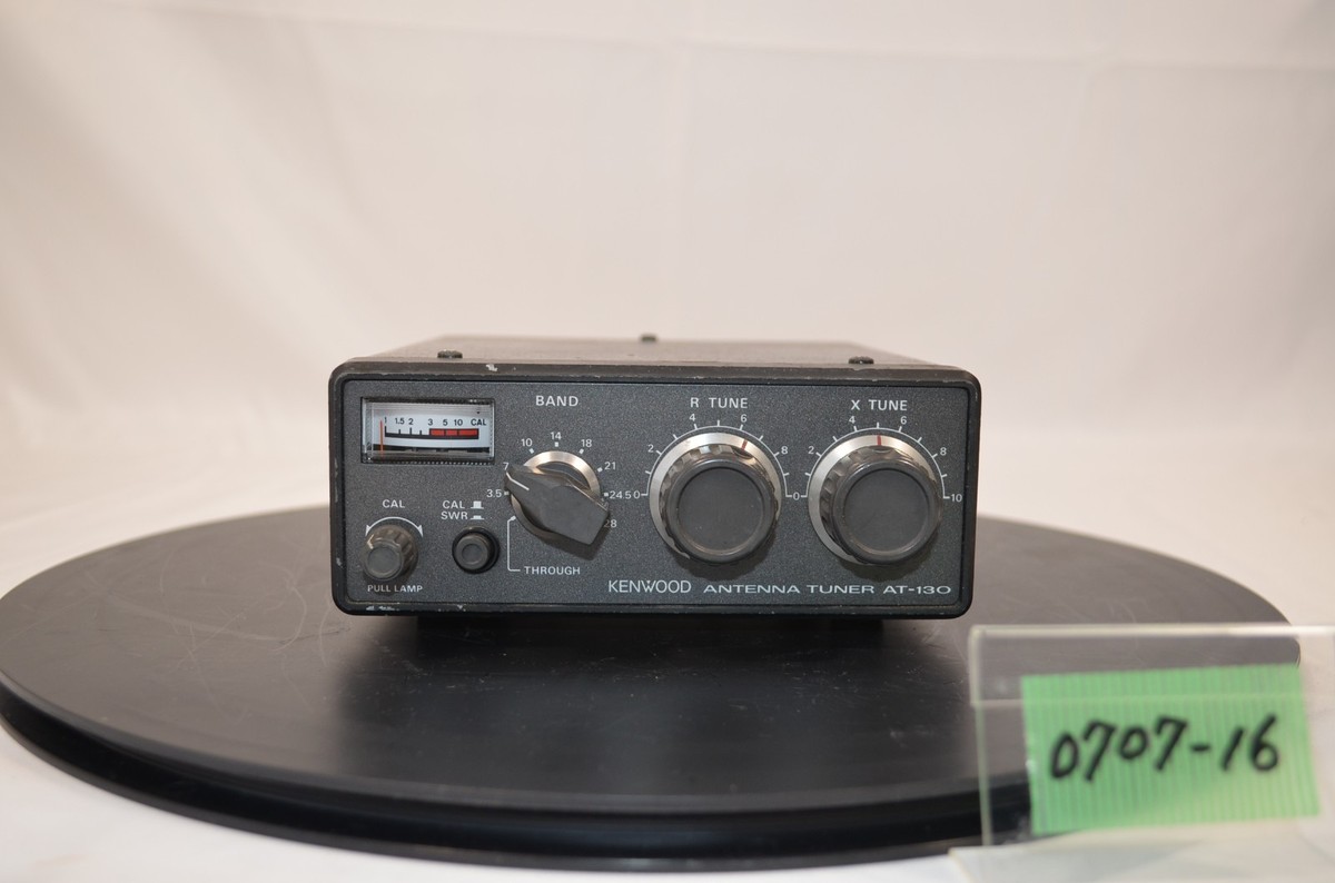 KENWOOD ANTENNA TUNER AT-130 動作確認 150W KENWOOD ANTENNA TUNER