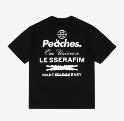 lesserafim merch peaches スウェット Mサイズ