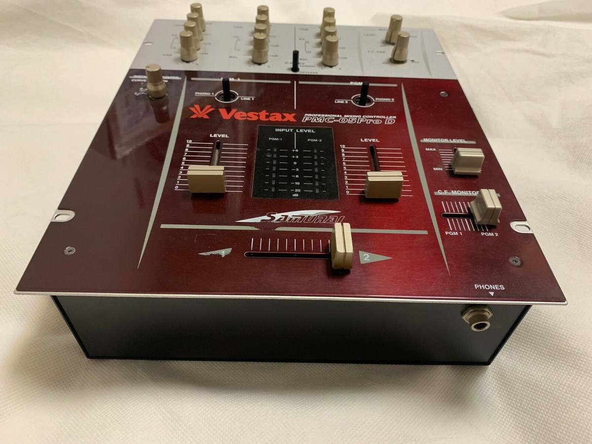 Vestax PMC-05 Pro D Samurai DJ Mixer Professional Mixing