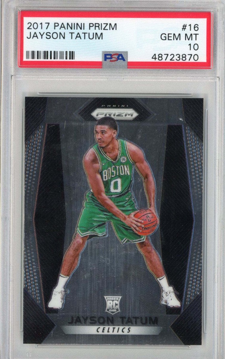 Graded 2017-18 Panini Prizm JAYSON TATUM #16 Rookie RC Basketball