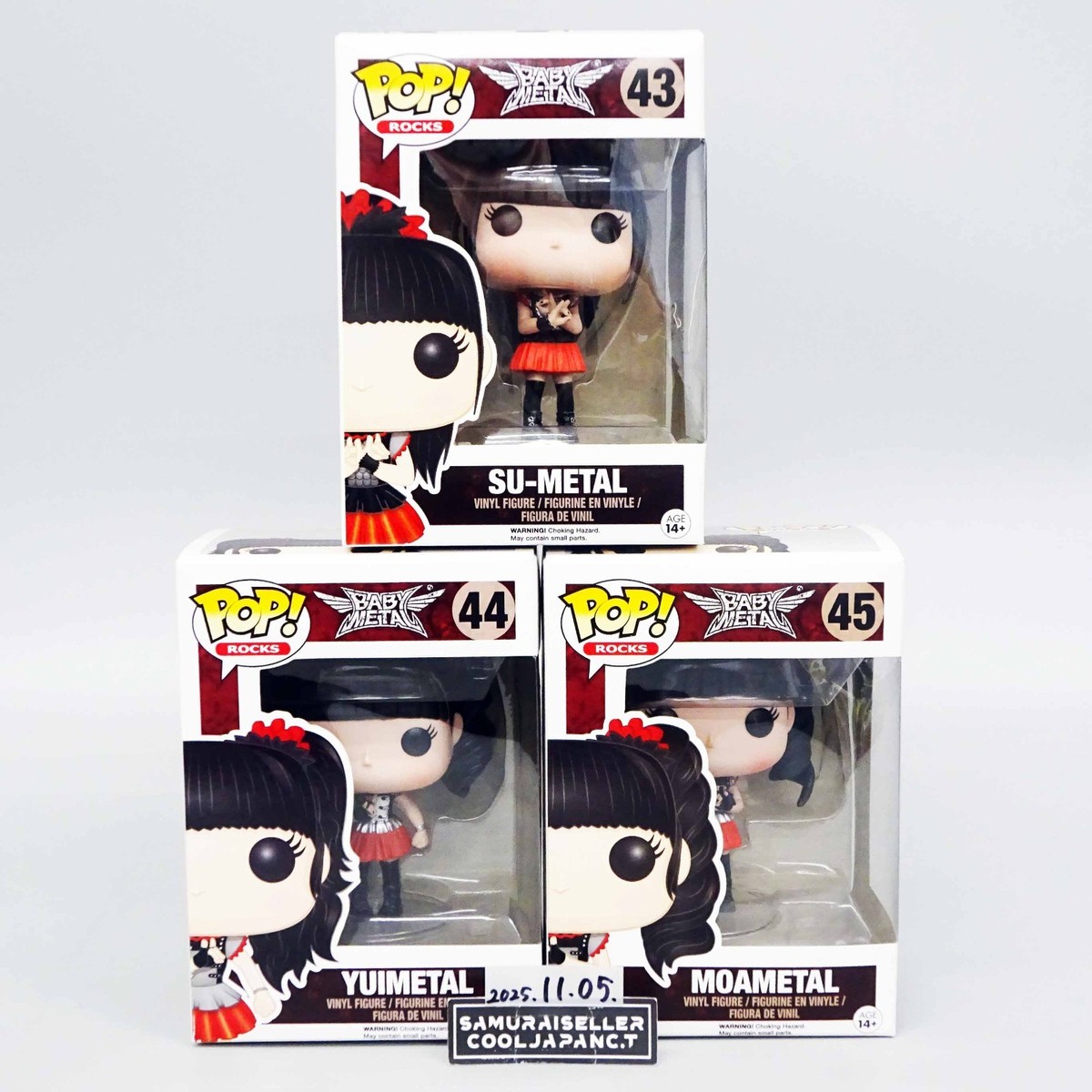 BABYL FUNKO POP! ROCKS 3体セット BABYL FUNKO POP! ROCKS 3体セット