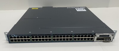 Cisco Anatel TNY-WS-C3750X-3560X 24-Port Network Ethernet Switch