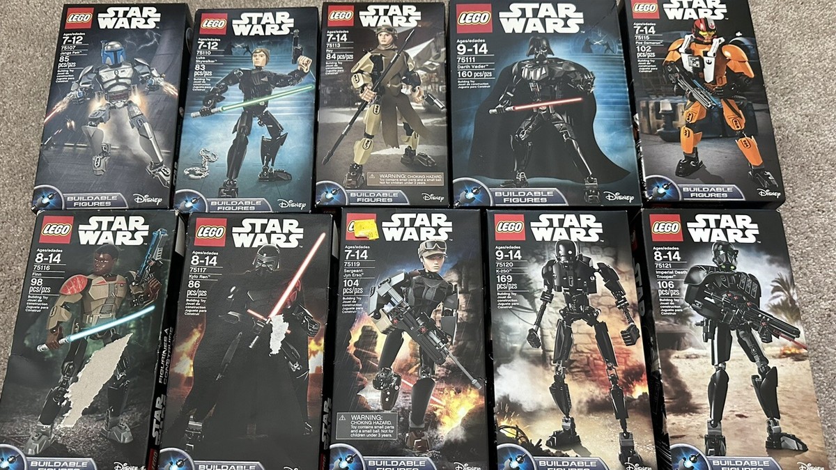 Lego Bionicle Star Wars Lego Buildable Figures List Lot Of 10 LEGO