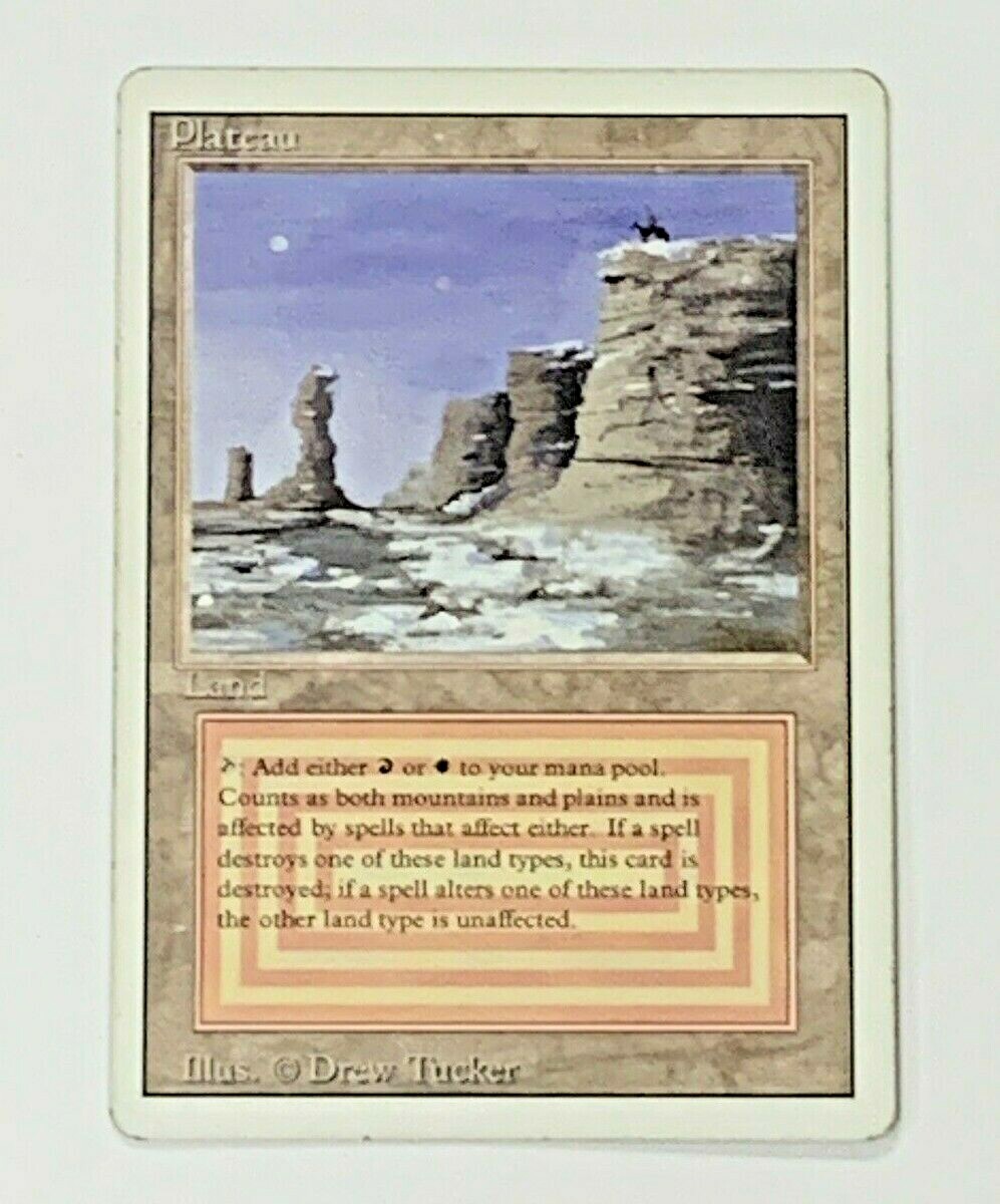 Plateau revised/3ed EN デュアルランド MTG Magic the Gathering MTG