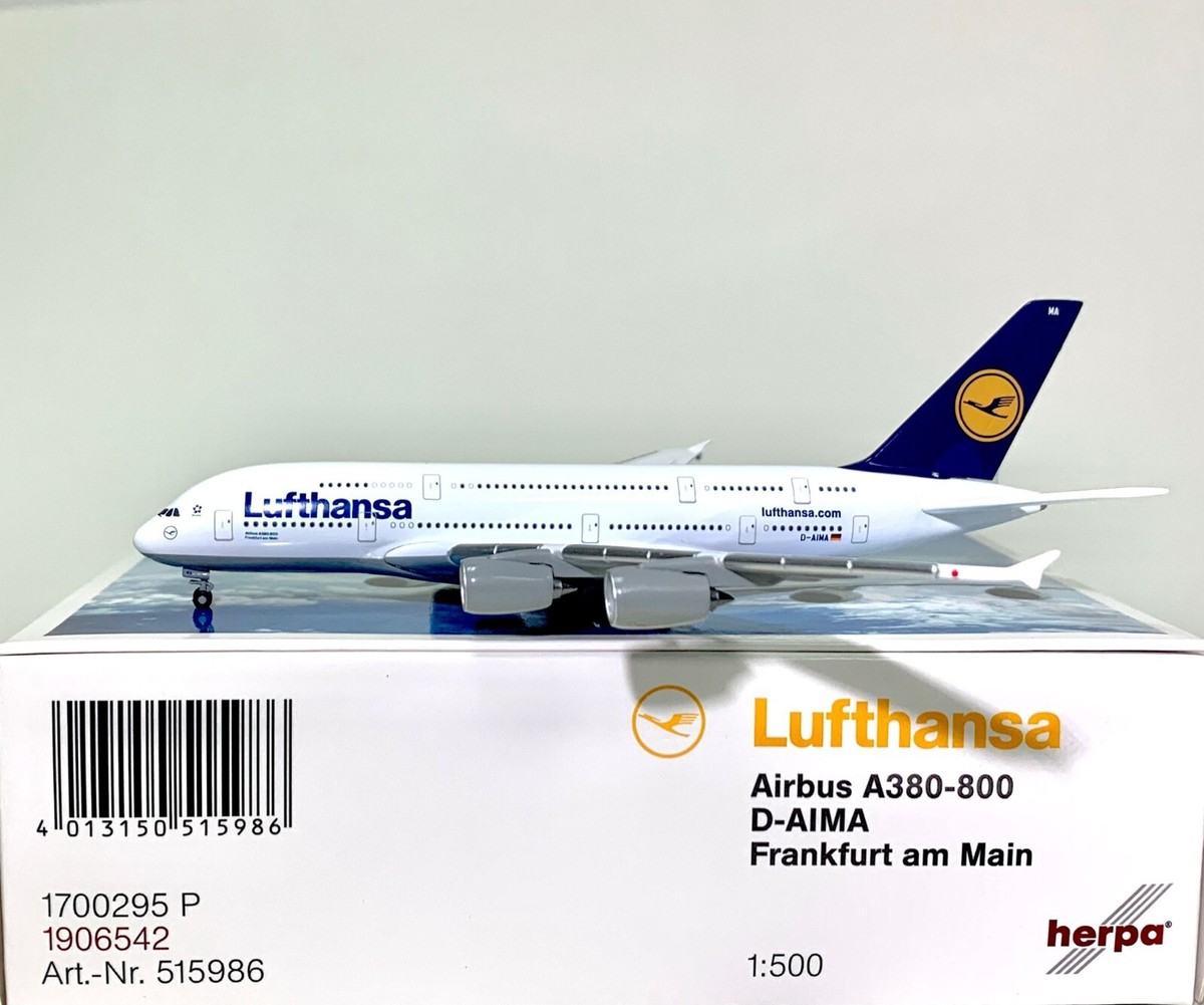 エールフランスA380 80 ANSYEARS herpa 1/500 エールフランスA380 80
