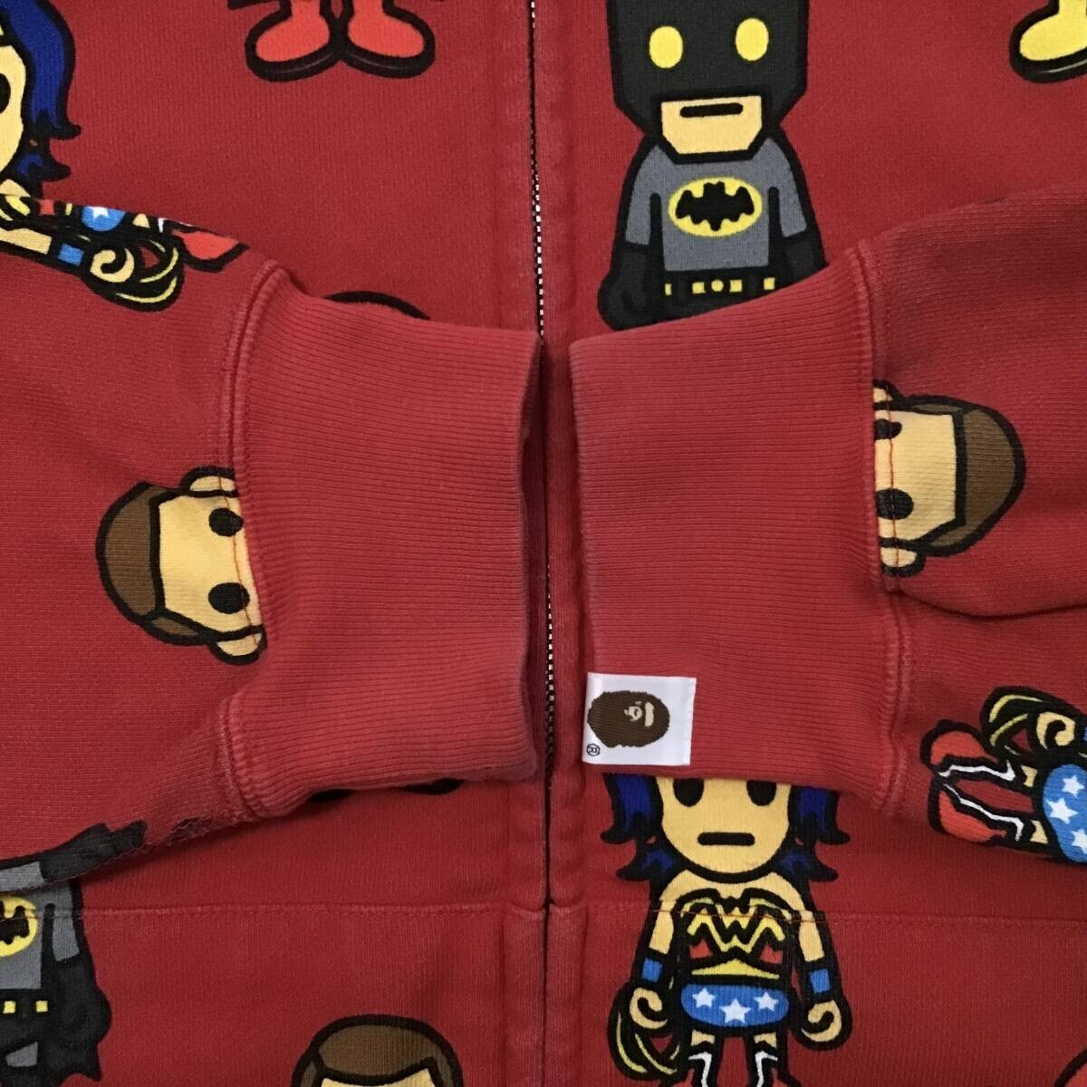 BAPE × DC Comics Full Zip Hoodie a bathing ape NIGO Red Size S | eBay