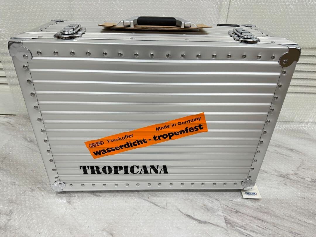 Rimowa Tropicana 39L Silver Carry Case Suitcase New | eBay