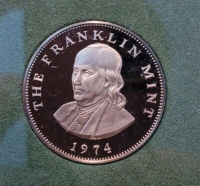 1974 Benjamin Franklin- Franklin Mint Bronze Proof Medal | eBay