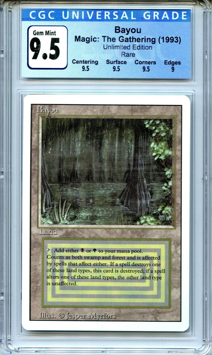 週末限定MTG Bayou デュアルランド Magic The Gathering Bayou