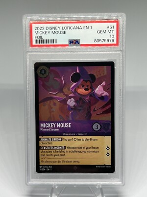 PSA10 Disney Lorcanaアルキメデス #208 7450 Disney Lorcana Mickey