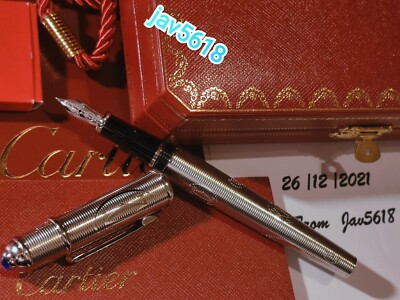 CARTIER DIABOLO FOUNTAIN PEN 160TH ANNIVERSARY GOLD 18kt NIB