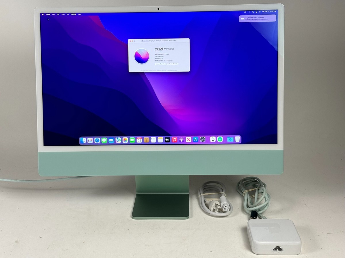 iMac M1 24インチ 8GB／256GB パープル iMac M1 24インチ パープル