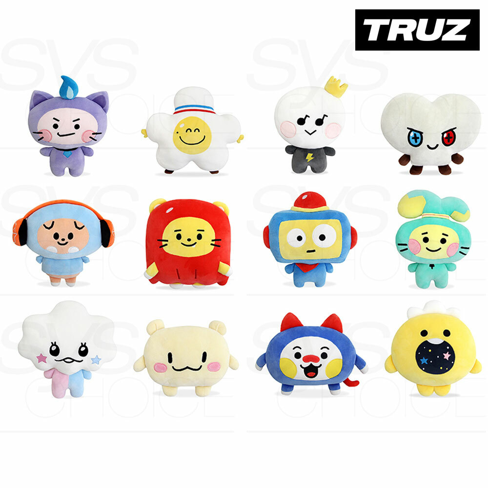 TREASURE TRUZ クッション HIKUN ヒークン アサヒ TRUZ LINE FRIENDS