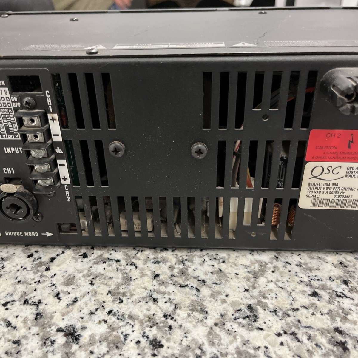 QSC USA 900 500 Watt @ 2 Ohms Professional Power Amplifier | eBay