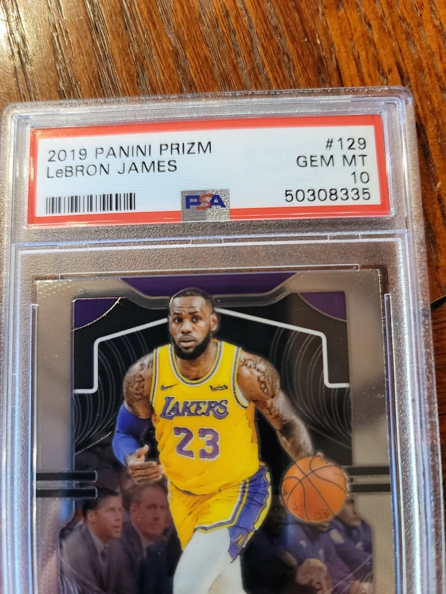 2019-20 Panini Prizm Base #129 LeBron James PSA 10 GEM MINT | eBay