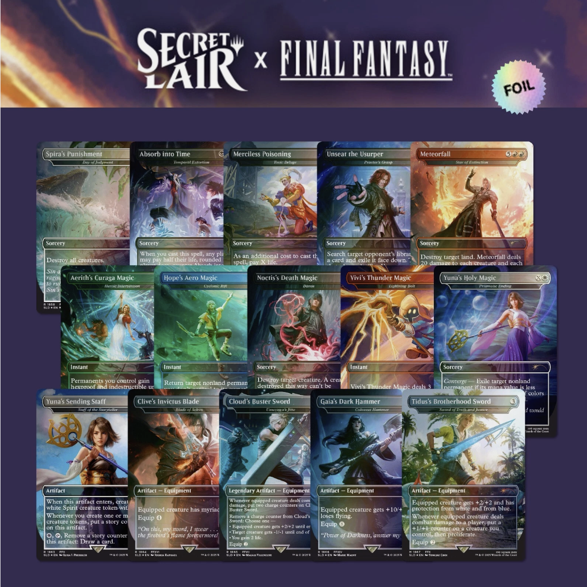 MTG SecretLair FINAL FANTASY Bundle 日本語 MTG SecretLair FINAL