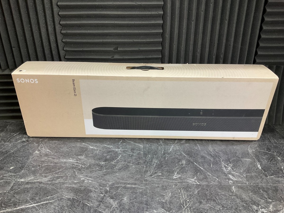 Sonos Beam Gen 2 Compact Smart Sound Bar - Black for sale online