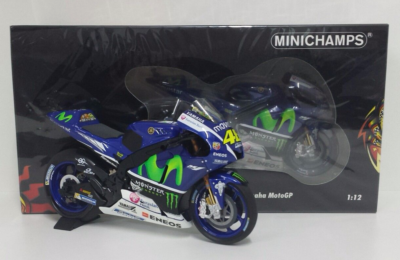 Model Moto 1:12 MINICHAMPS valentino rossi Yamaha YZR-M1 Sepang