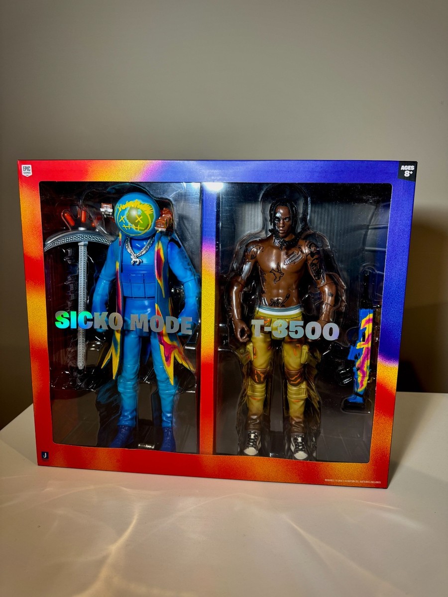 Jazwares Travis Scott Cactus Jack Fortnite 12 Inch Duo Action