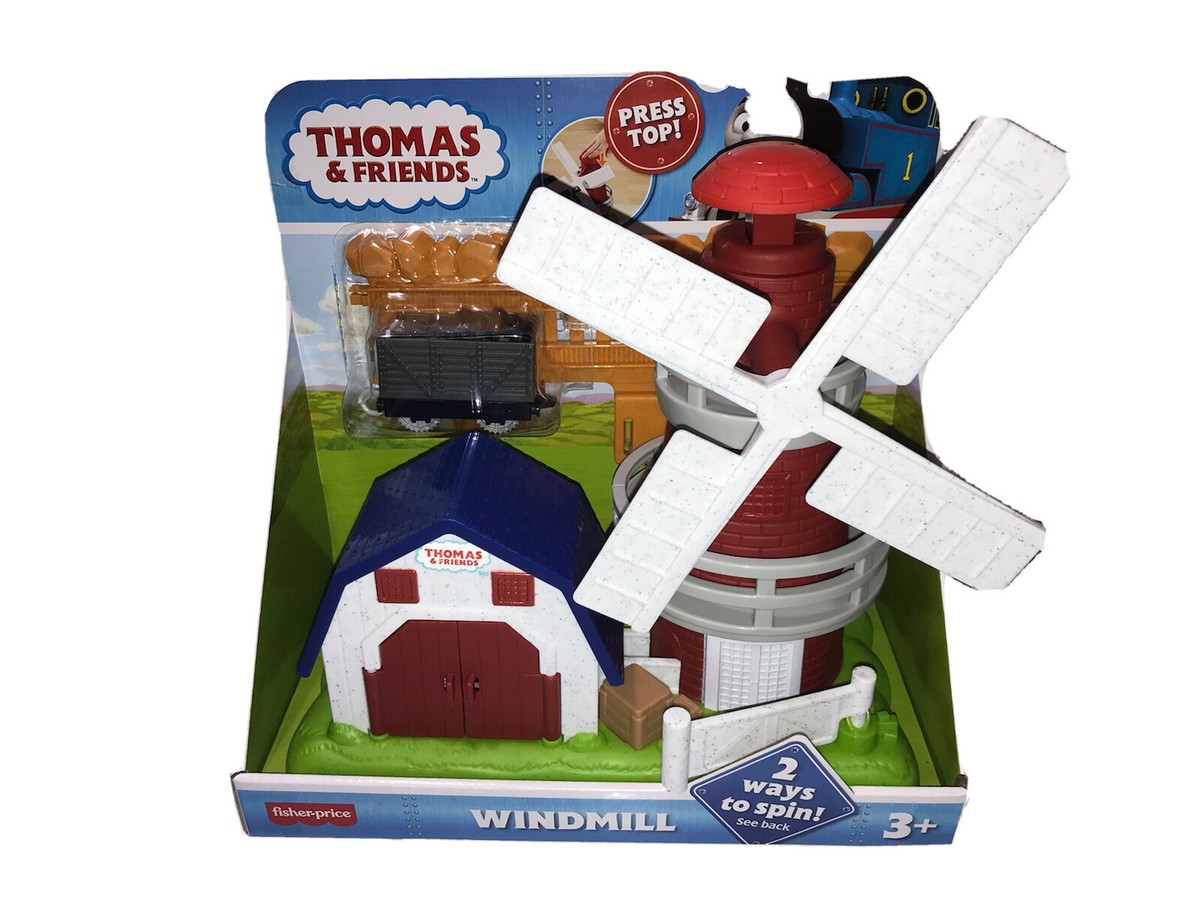 Thomas & Friends Windmill Set TrackMaster with storage shed