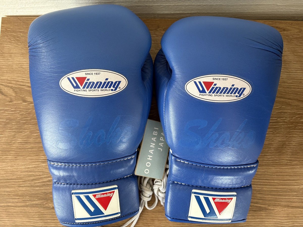 Winning ボクシンググローブ 14oz 青 ソフトタイプ ウイニングソフト