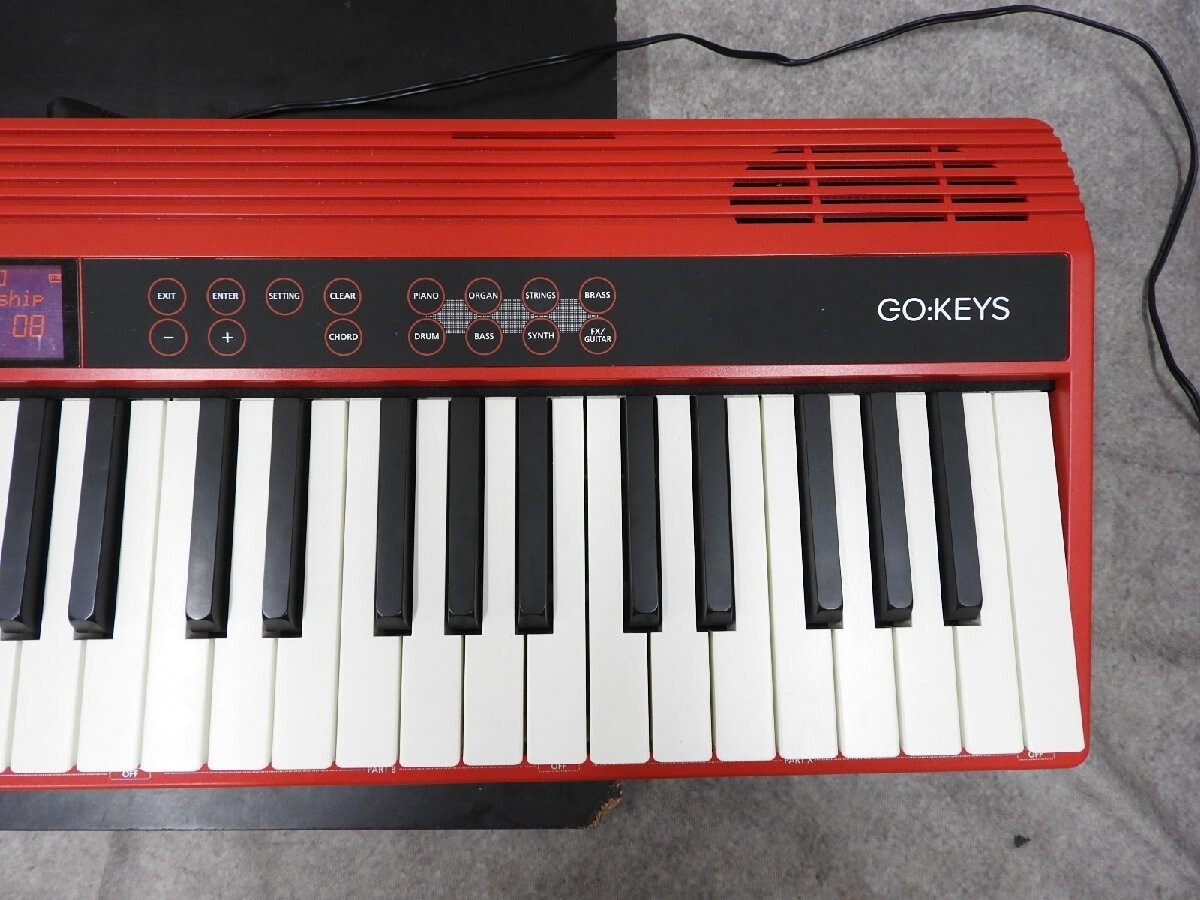 Roland GO KEYS GO-61K 61-Key Music Creation Keyboard Red | eBay