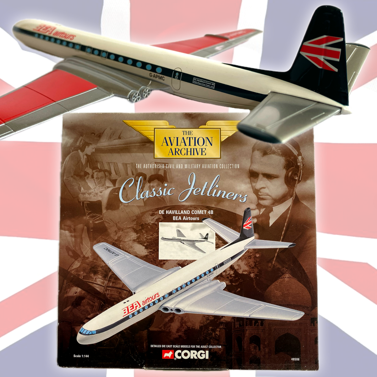 1/144 デ・ハビランド コメット 4B BEA アートアーズ CORGI 1/144 De