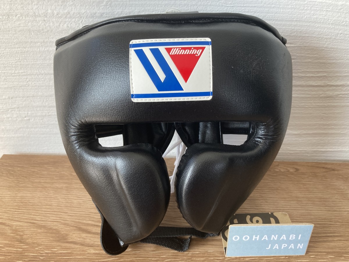 Winning ウイニング ボクシング ヘッドギア Lサイズ 黒金 別注品③