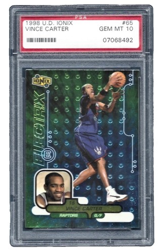 NBA カード Vince carter PSA10 123枚限定 NBA カード Vince carter