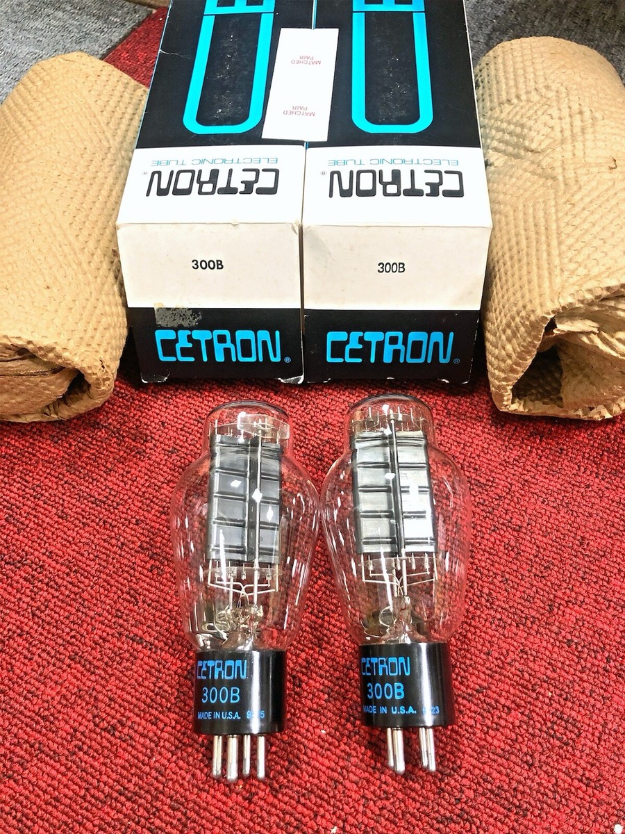 CETRON 300B MADE IN U.S.A ! 真空管 !2本！動作品！ 300B CETRON
